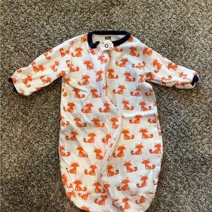 Adorable Fox Print Baby Sleep Sack